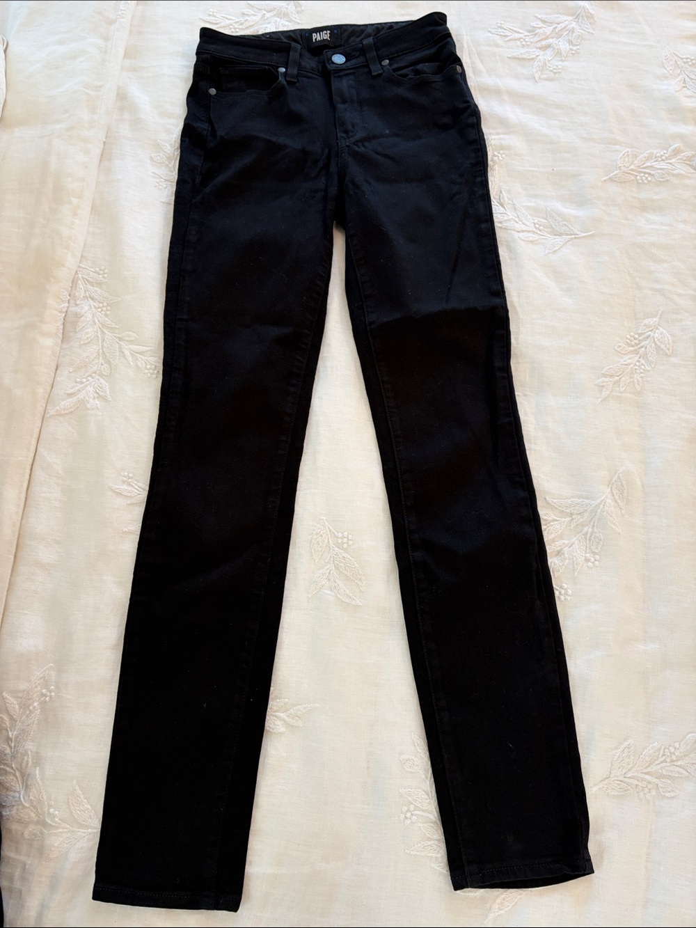 PAIGE Black Hoxton Ultra Skinny Jeans